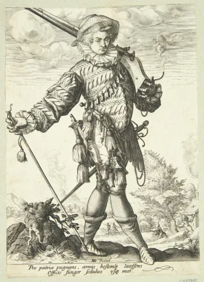 Officer med bøsse