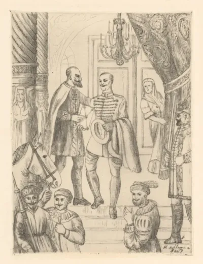Officiële overhandiging van een brief