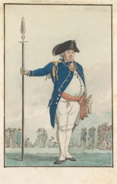 Officier van het Genootschap tot Nut der Schutterij te Amsterdam, 1787