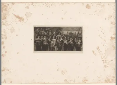 Officieren en onderofficieren van de Haarlemse Sint Jorisschutterij