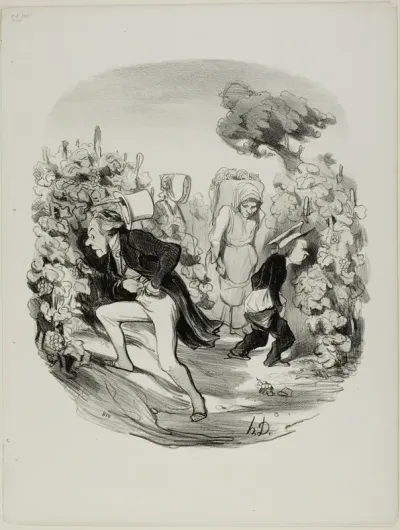 Oh Blast! ... the grapes really aren't good this year!, plate 24 from Pastorales
