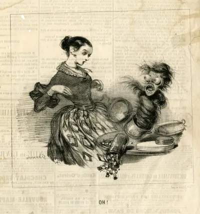 OH! from Interjections; as published in Le Figaro, March 17, 1839
