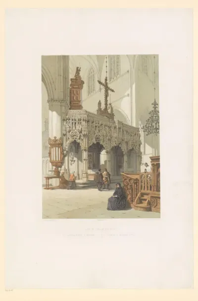 Oksaal in de Onze-Lieve-Vrouwekerk te Aarschot