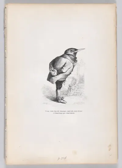 Old, broken, haggard, whimsical, yet good, yet dedicated, and domestic by temperament, from "Scenes from the Private and Public Life of Animals"