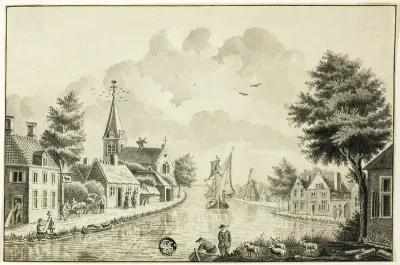 Old Dutch Town on Canal