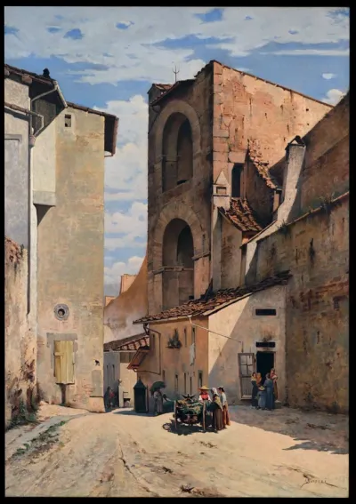 Old entrance gate in Pinti