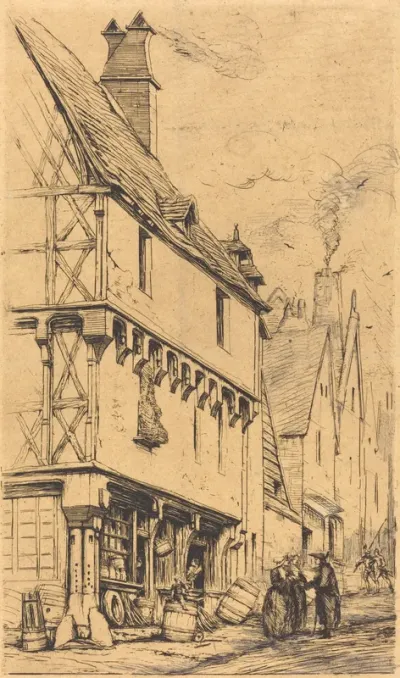 Old House in Bourges: "La Maison du Musicien"