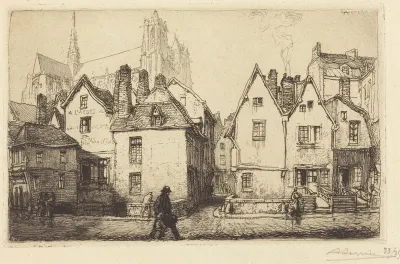 Old Houses at Amiens (Vieilles maisons a Amiens)