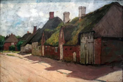 Old houses in Braderup