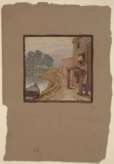 Old Man by a River