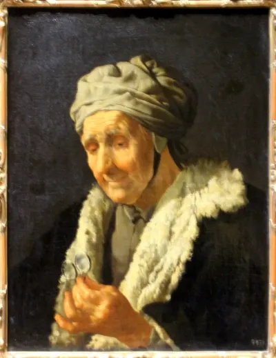 Old man with eyeglasses