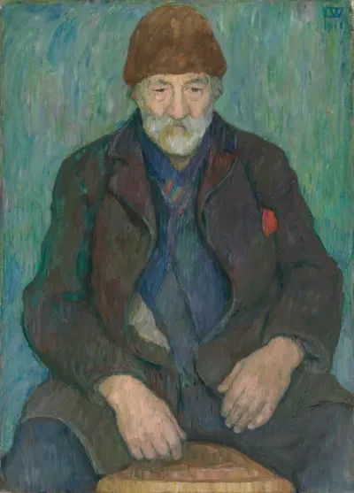 Old Man with Fur Hat
