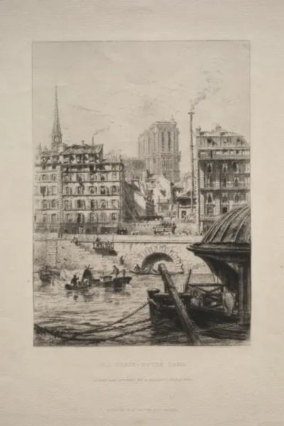 Old Paris:  Notre Dame