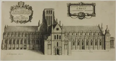 Old Saint Paul's Cathedral from the North
