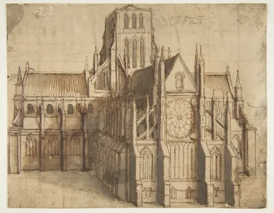 Old St. Paul's Cathedral, London, seen from the East