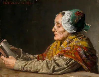 Old Woman Reading