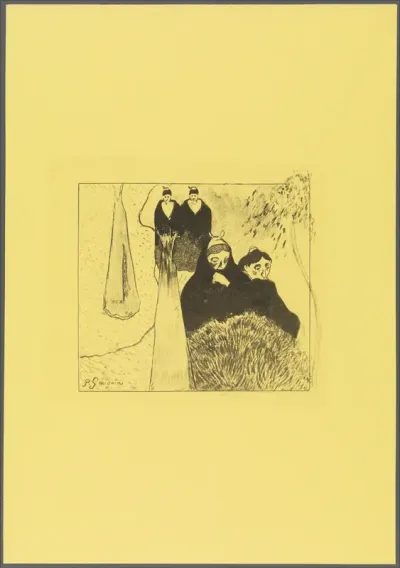Old Women of Arles, from the "Volpini Suite: Dessins lithographiques"