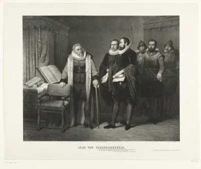 Oldenbarnevelt verneemt zijn doodvonnis, 1619