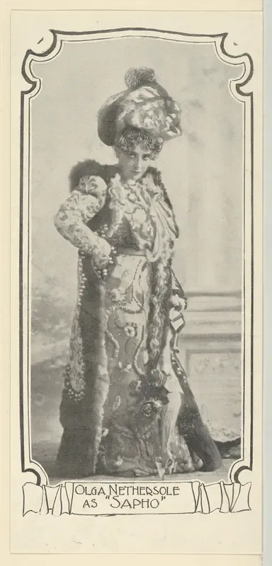 Olga Nethersole as Sapho