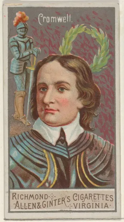 Oliver Cromwell, from the Great Generals series (N15) for Allen & Ginter Cigarettes Brands