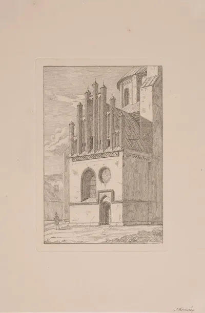 Oluf Mortensen våbenhus ved Roskilde Domkirke
