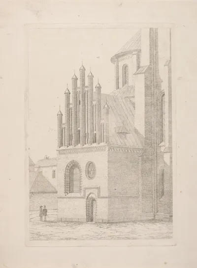 Oluf Mortensens Våbenhus, Roskilde Domkirke