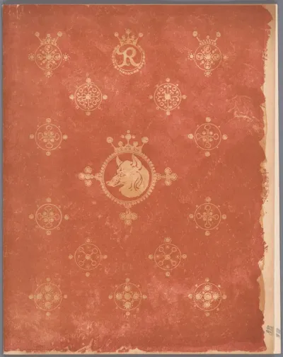 Omslag en schutblad voor: Stijn Streuvels, Reinaert de Vos, 1910