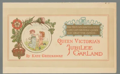 Omslag voor Queen Victoria's jubilee garland