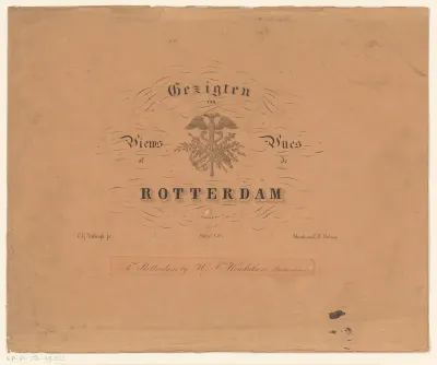 Omslag voor serie gezichten op Rotterdam