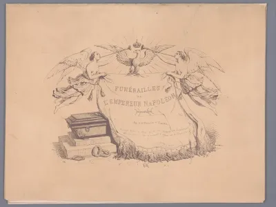 Omslag voor: Uitvaartceremonie van keizer Napoleon Bonaparte