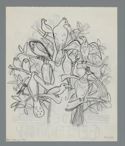 Omslagontwerp voor: De Gemeenschap, 1935
