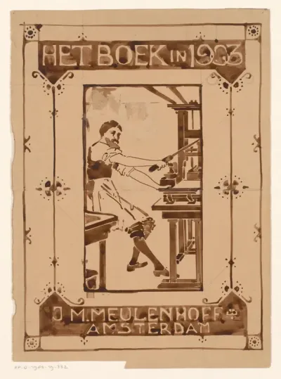 Omslagontwerp voor: Het boek in 1903, 1903
