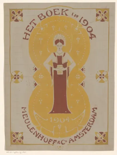 Omslagontwerp voor: Het boek in 1904, 1904