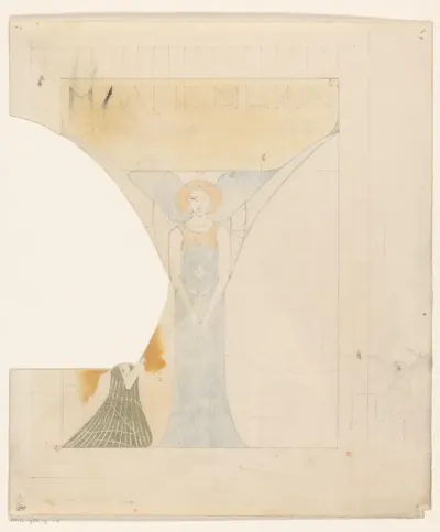 Omslagontwerp voor: Maandblad der Vereeniging voor verbetering van vrouwenkleeding, 1901