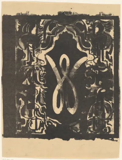 Omslagontwerp voor: Wendingen, augustus 1918