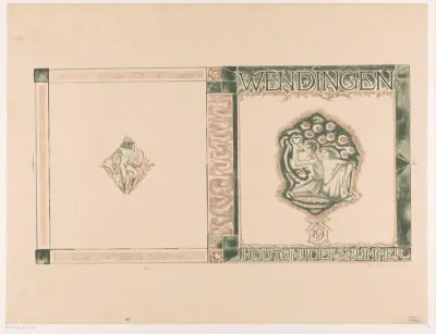 Omslagontwerp voor: Wendingen, Houtsnijdersnummer, 1919