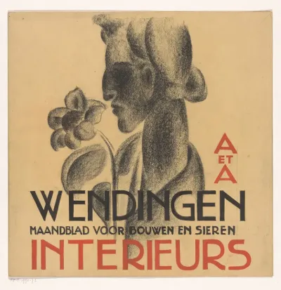 Omslagontwerp voor: Wendingen, maandblad voor gebouwen en sieren 8 (1927), nr. 2