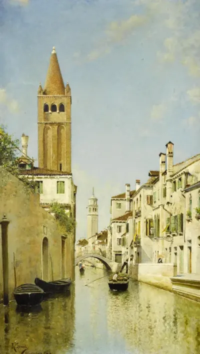 On a Venetian backwater.