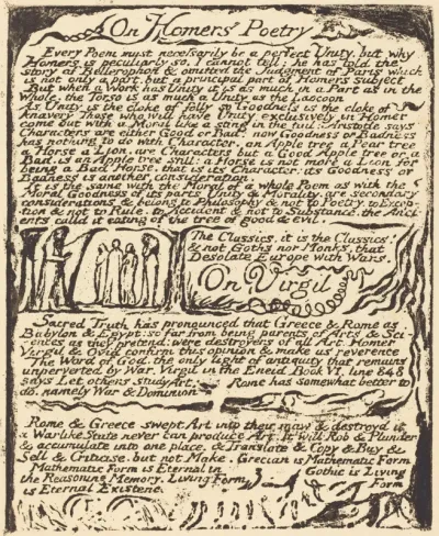 On Homer's Poetry (and) On Virgil
