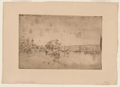 On the Banks of the Loing: The Canal Bank