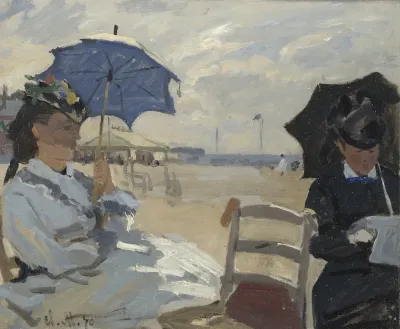 On the Beach at Trouville