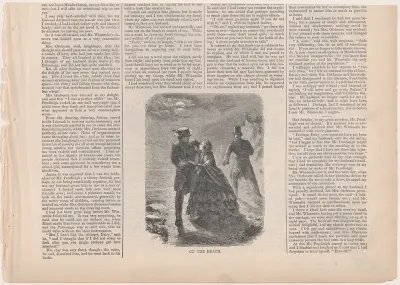 On the Beach (from "The Mistress of the Parsonage," in "Harper's Weekly")