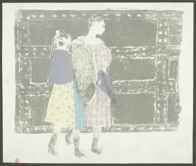 On the Bridge of Europe, plate nine from Landscapes and Interiors