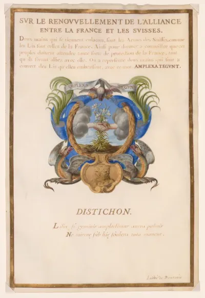 On the Renewal of the Alliance between France and the Swiss (Sur le Renouvellement de l'Alliance entre France et les Suisses)