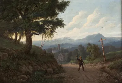 On the Road to  Aussig (Ústí nad Labem)