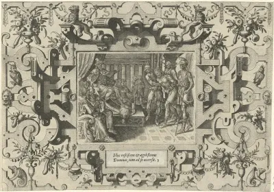 Onbarmhartige dienaar voorgeleid aan de koning
