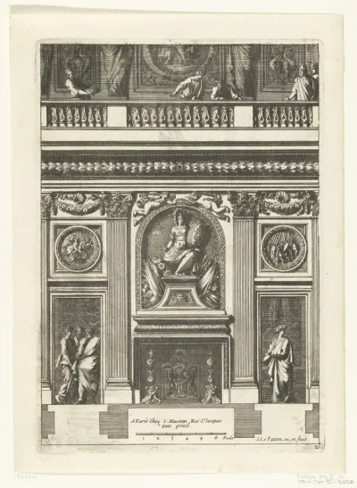 Onderboezem met standbeeld van Minerva