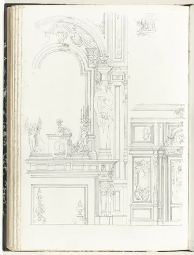 Onderboezem, muur en klein ornament