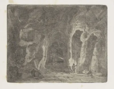 Ondergronds gangenstelsel in de Sint Pietersberg te Maastricht, mogelijk ter hoogte van de Negendrup