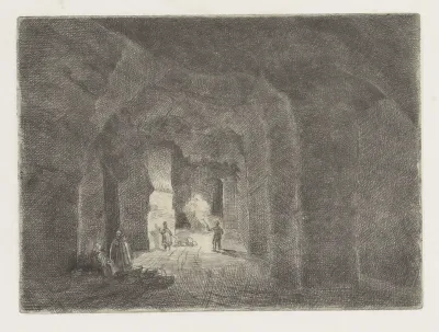 Ondergronds gangenstelsel in de Sint Pietersberg te Maastricht